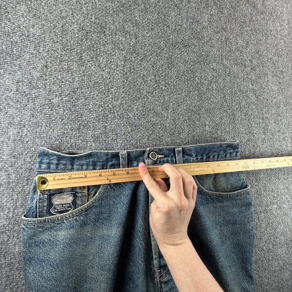 VTG Levi's Silver Tab Blue Jeans Patina Lot 702 Grand Silver Medal ACTL 33X33 - Picture 15 of 16